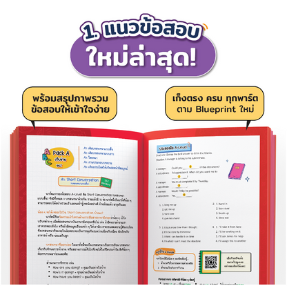 สรุปแนวข้อสอบ A-LEVEL ENG หนังสือสอบเข้ามหาลัย A-level TCAS OpenDurian