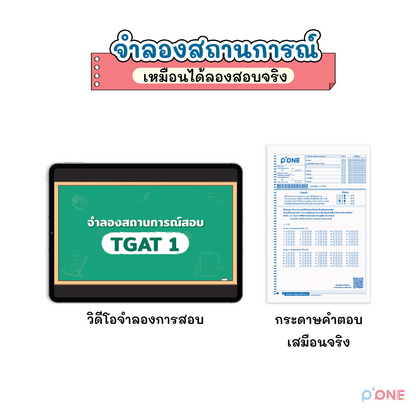 หนังสือสอบ TGAT1 เก็งตรง TGAT ENG + TGAT ENG Guidebook